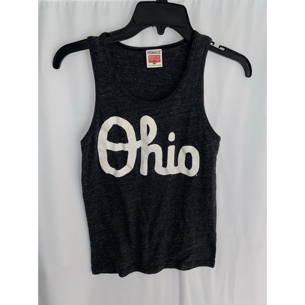 Homage Ohio State Buckeyes Script Ohio Tank Top Womens XS
